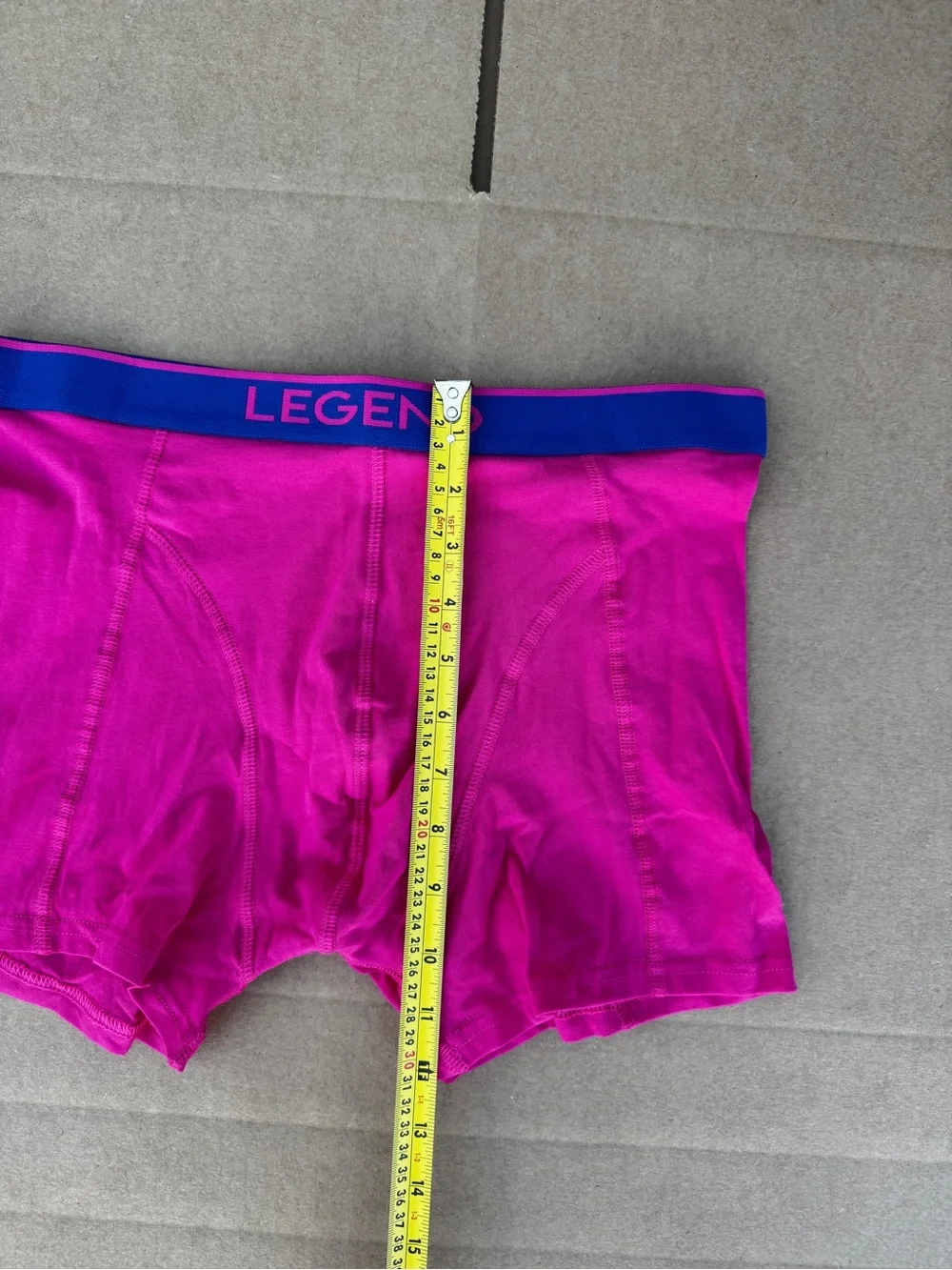 Legend Men’s Large Boxer Briefs 2-Pack Blue Pink New Without Tags